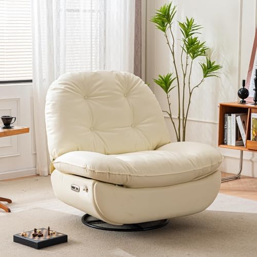 Oversized Electric Recliner Chair 360 Swivel Rocking Glider Rocker & Smart Theater Seating