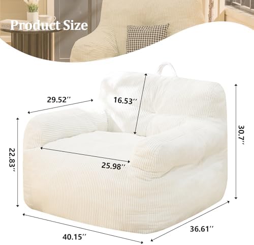 Oversize Fluffy & Comfy Bean Bag Chair