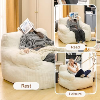 Oversize Fluffy & Comfy Bean Bag Chair