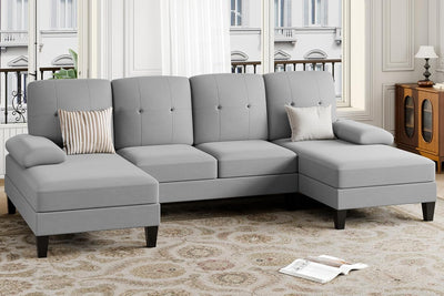 4 Seat U-Shaped Sectional Sofa