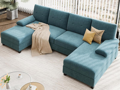 4 Seat U-Shaped Sectional Sofa