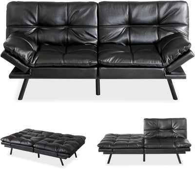 Modern Convertible Love Seat Sofa