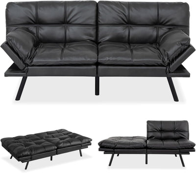 Modern Convertible Love Seat Sofa