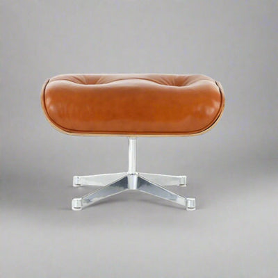 Premium Mid Century Modern Iconic Lounge Chair & Ottoman Set